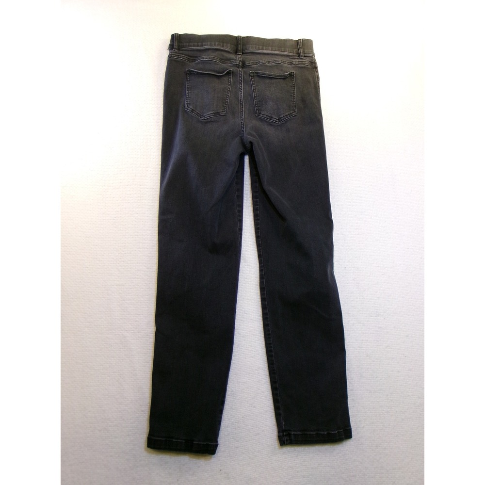 Spanx Ankle Straight Leg Jeans Washed Black Tall Large 20355T - Picture 8 of 8